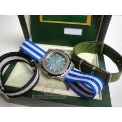 patek philippe replica nautilus blue dial cordura orologio copia imitazione