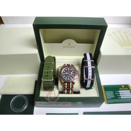 rolex replica yacht master I rose gold cordura by gucci orologio copia imitazione